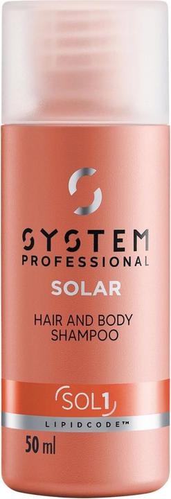 Image du produit System Professional Solar - Shampooing pour cheveux et corps (50 ml, Shampoing liquide)