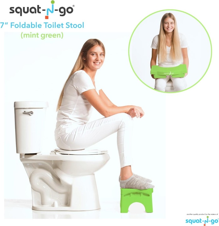 Actual product image Squat n Go Toilet Stool foldable