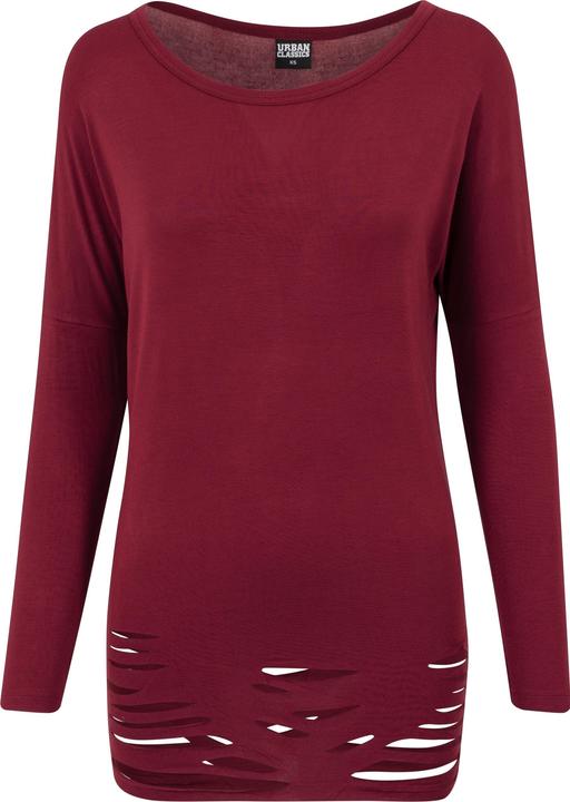 Produktbild Urban Classics Ladies Cutted Viscose L/S Tee (XS)