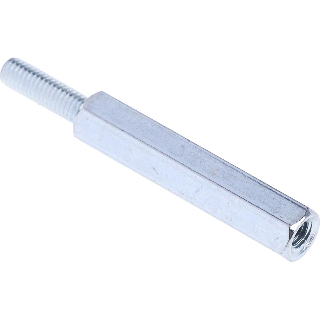 RS PRO, Accessori per viti, Distanziatore filettato, acciaio dolce, M3x25mm, M/F