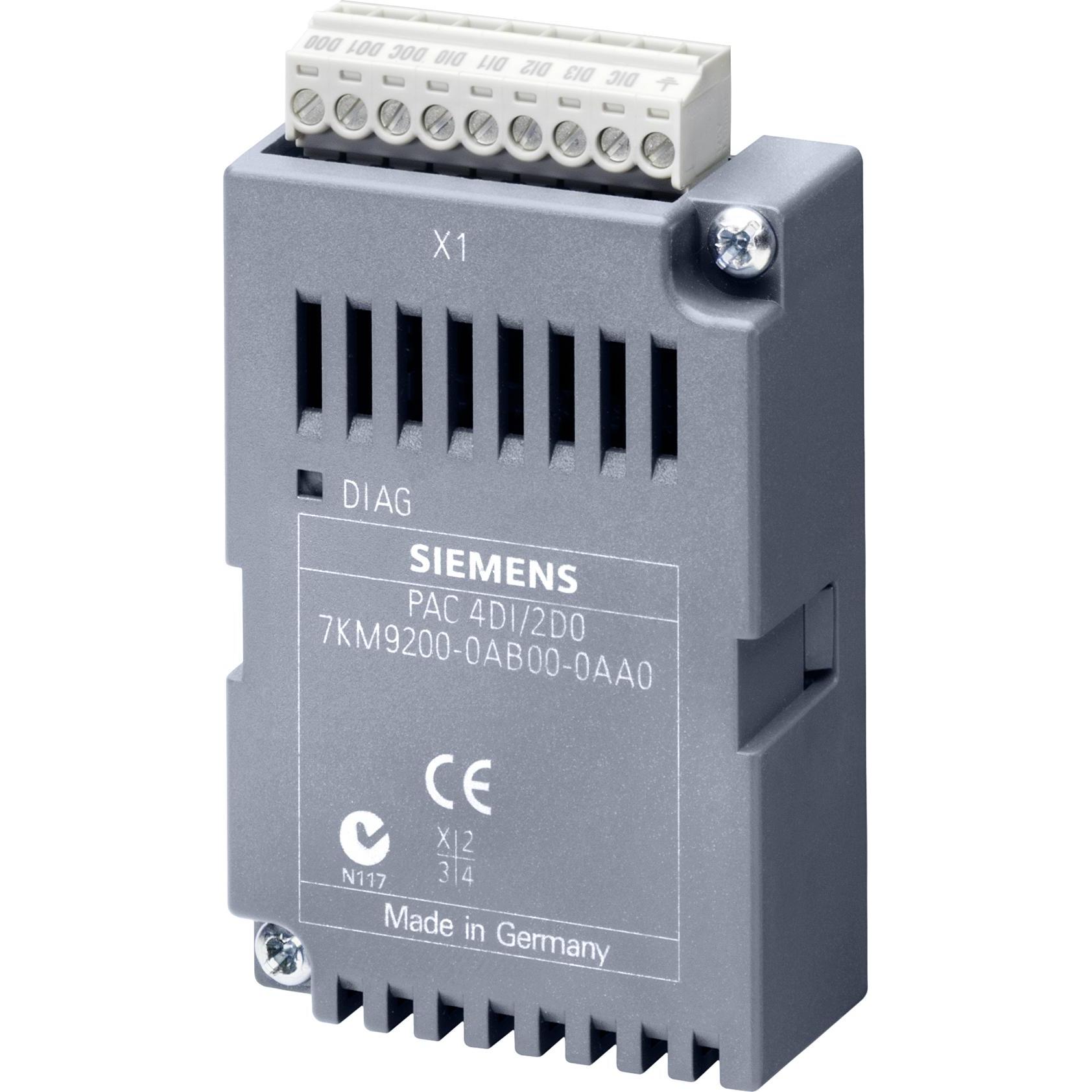 Siemens, Energiemessgerät, Plug-in Expansion Module PAC 4DI/2DO