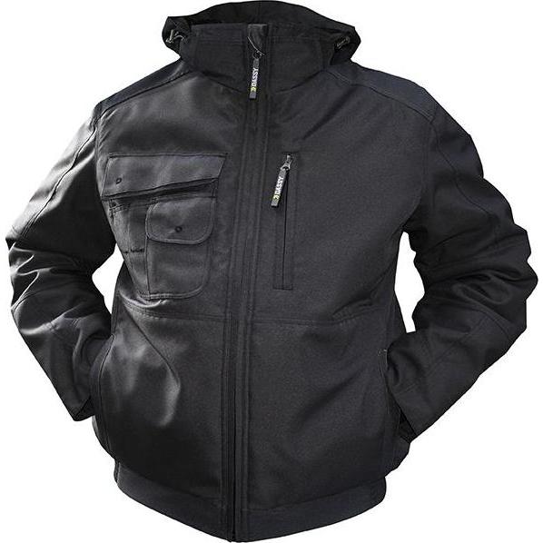 Dassy, Arbeitsjacke, Canvas Winterjacke Austin schwarz, Gr.XL (XL)