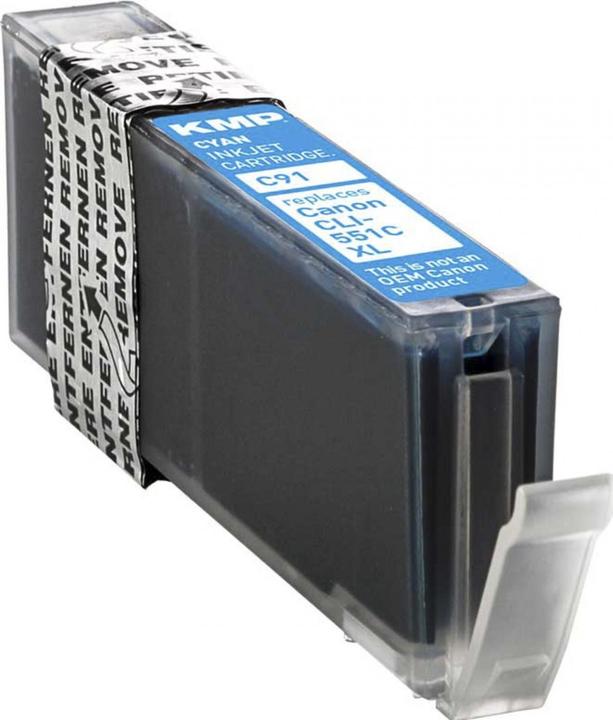Productafbeelding KMP C91 inktcartridge comp. met Canon CLI-551 C XL (C)