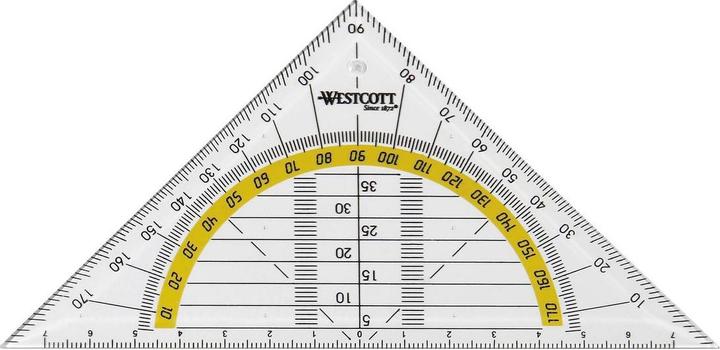 Produktbild Westcott Geodreieck (16 cm)