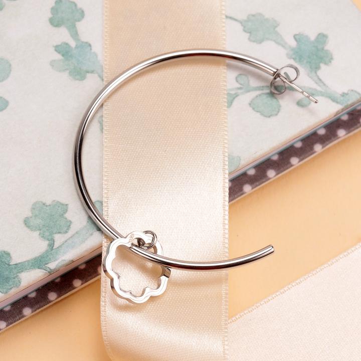 Produktbild La Petite Story Single Earring Steel C Hoop+Le (Edelstahl)