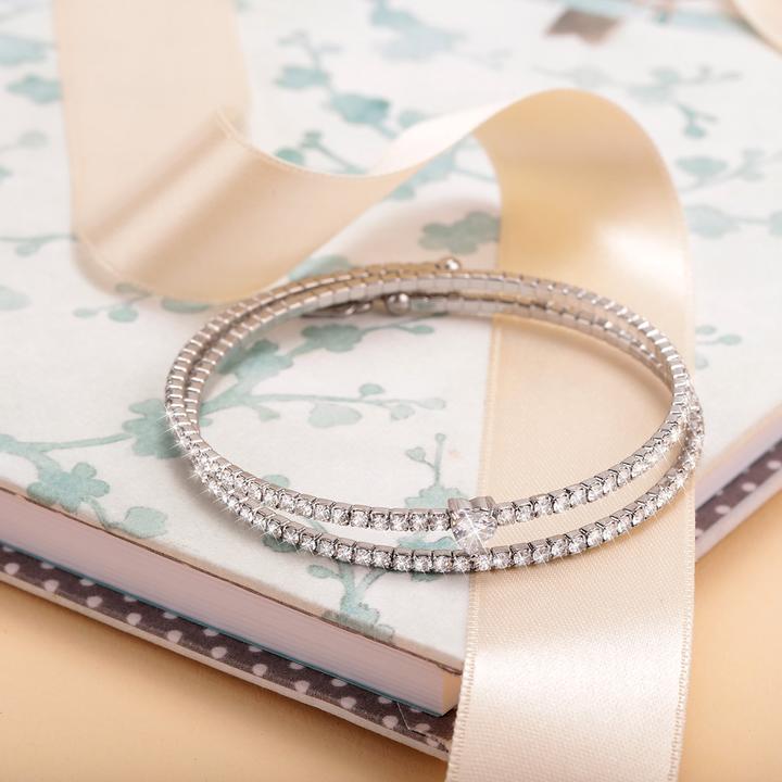 Immagine prodotto La Petite Story Lux Bangle Love Brass Heart Cz (Acciaio inossidabile)