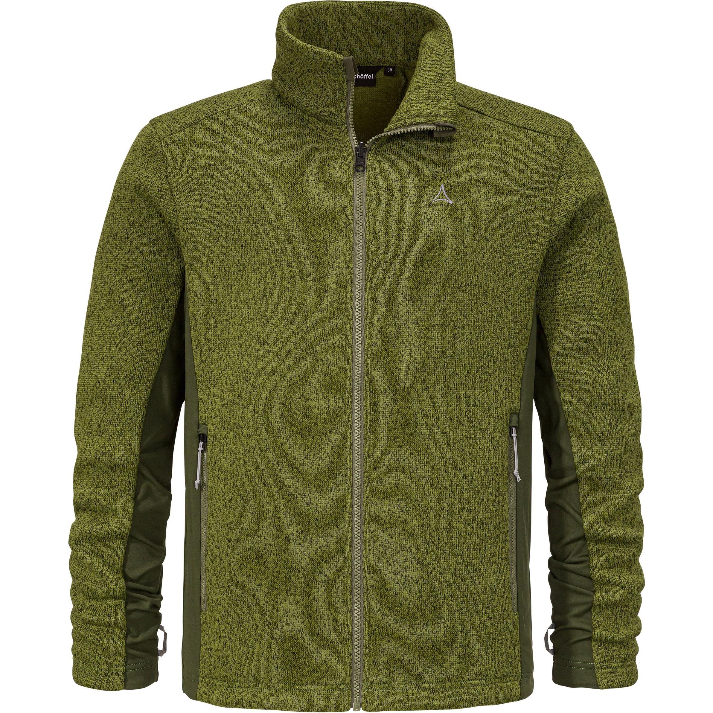 Schöffel, Herren, Jacke, Oberau Zip In Fleece (52), Grün, 52
