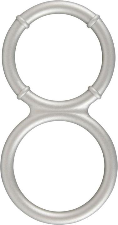 You2Toys Metallic Silicone cock and ball ring (4 cm)