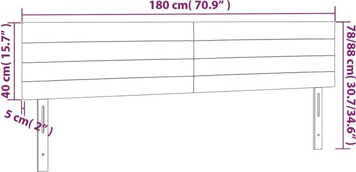 Produktbild VidaXL Erin (180 x 5 x 88 cm)
