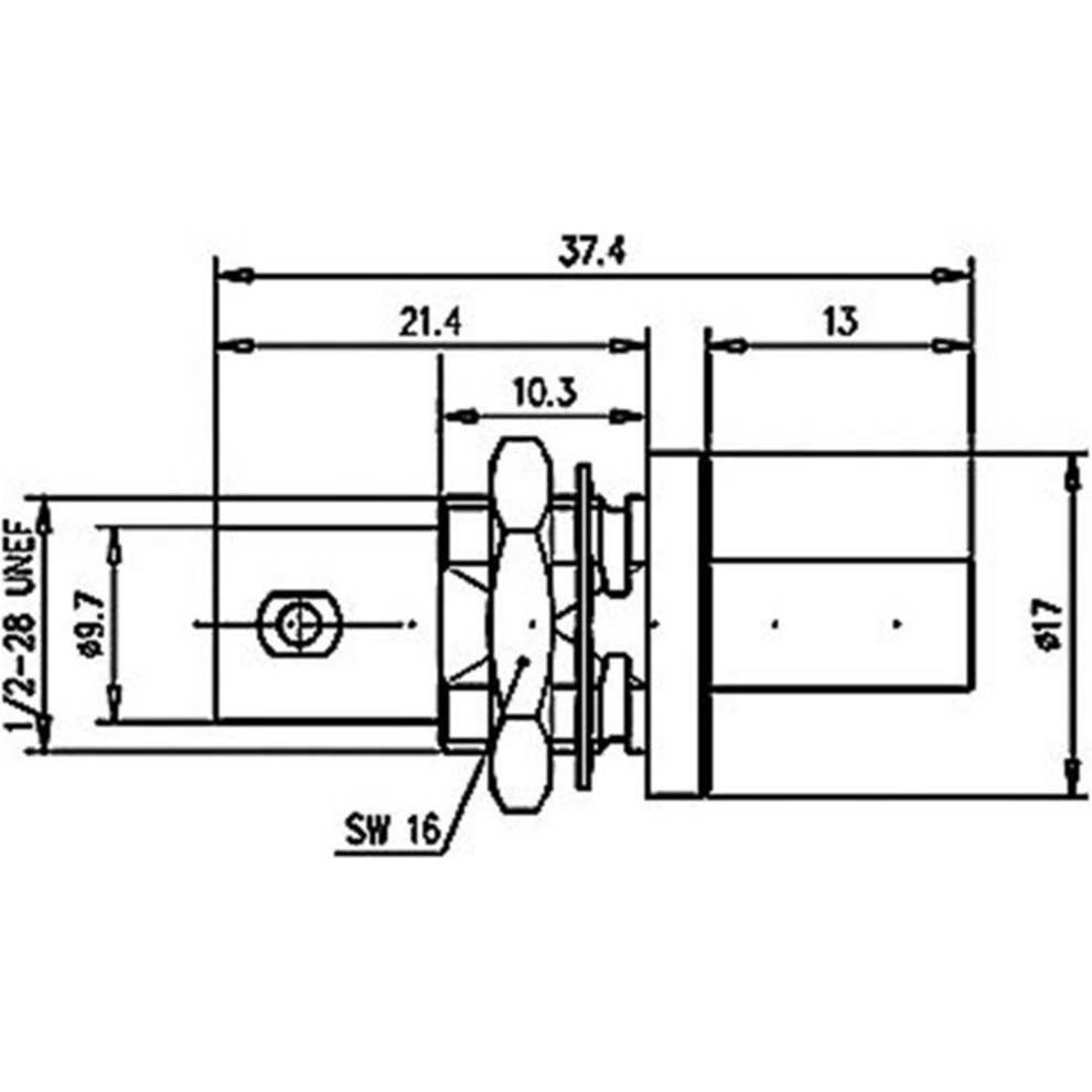 Thumbnail - Telegärtner J01001A0056 Connettore BNC Presa 50? 1 pz., Elektronikkabel + Stecker