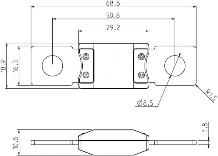 Produktbild MTA 341315 Hochleistungssicherung 150 A 32 V 1 St. (150 A)