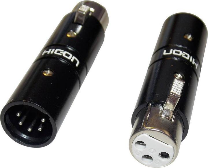 Produktbild Hicon HI-X3X5-FM XLR-Adapter XLR-Buchse - XLR-Stecker 1 St. (Headset-Adapter)