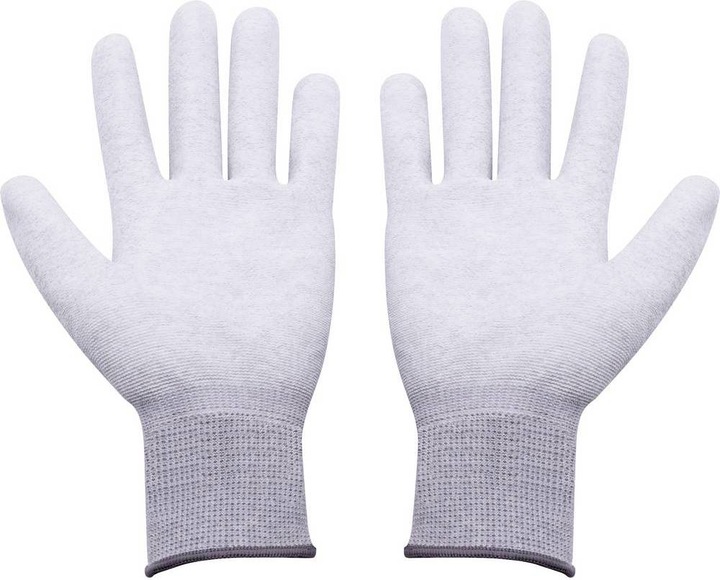 Produktbild Quadrios ESD-Handschuh Grösse: L Polyamid, Polyurethan (L)