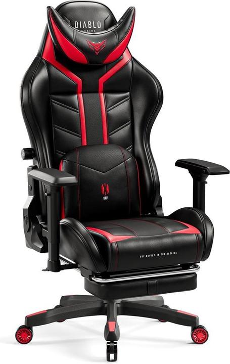 Produktbild Diablo Fotel Chairs X-RAY Normal Size L Czarno-czerwony