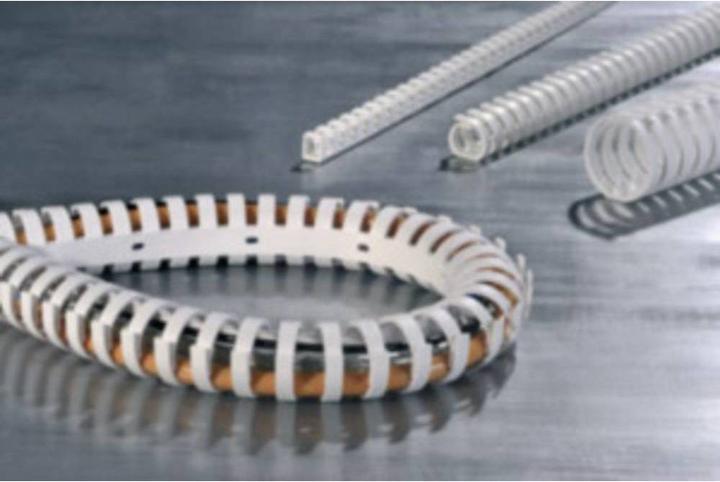 Produktbild HellermannTyton Heladuct Flex10SK Kabelbündelhalter 11 mm (max) Weiss 1 St. (50 cm)