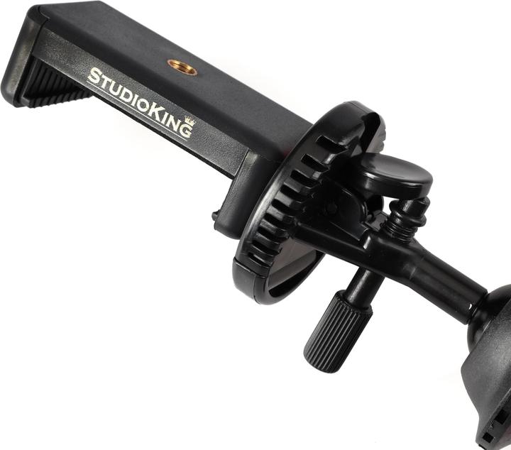 Actual product image Studioking Flexible table tripod FTR-18 with smartphone adapter