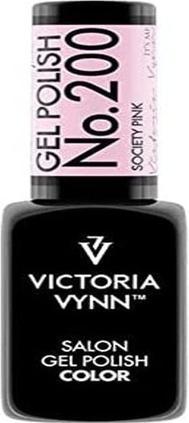 Produktbild Visconti Di Modrone Victoria Vynn Society Pink 200 UV LED Nagellack Farbe Pastell Hybrid Maniküre Soak Off 8ml (Rosa, Gel-Effekt Nagellack)