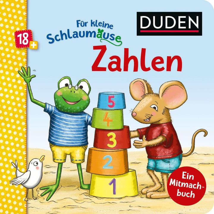 Actual product image Duden 18+: Für kleine Schlaumäuse: Zahlen (Lustiges Mitmach-Buch für die Kleinsten) (German)
