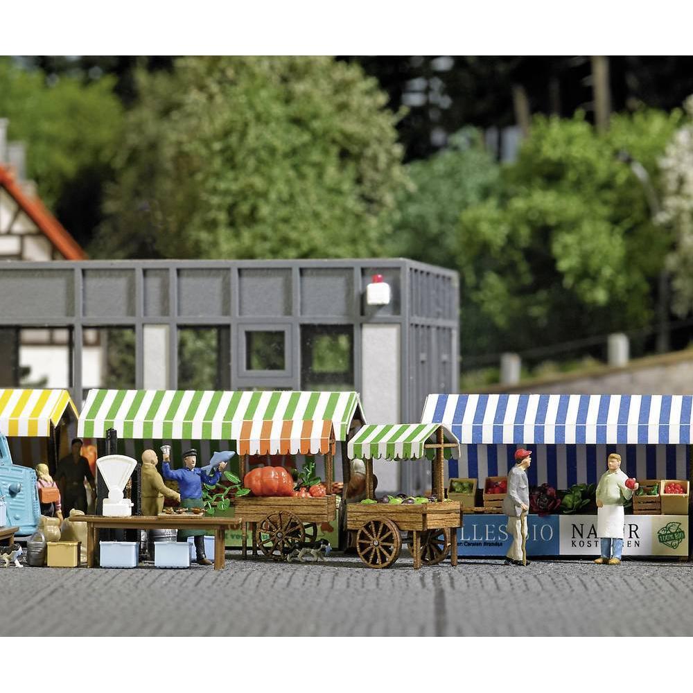Thumbnail - Busch 1826 H0 Marktkarren Kürbis & Salat Bausatz