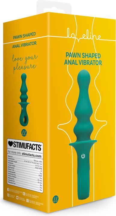 Produktbild Shots Pawn Shaped Anal Vibrator - Peacock Plume