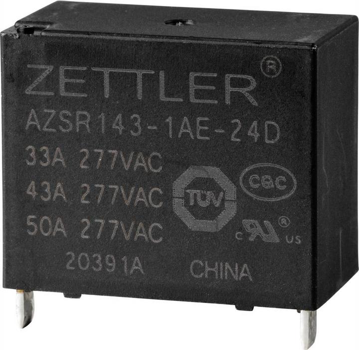 Electronics AZSR143-1AE-24D Relais de puissance 24 V/DC 50 A 1 contact NO 1 pc.