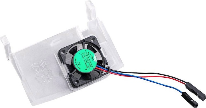 Produktbild Raspberry Pi Pi® RB-Case-Fan Aktiver Lüfter Passend für (Entwicklungskits): Pi Weiss