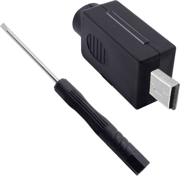 Quadrios Mini-USB 2.0 Modulaire Stekkerset, Type B Stekker, Recht 2001C206 Inhoud: 1 st.
