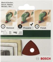Produktbild Bosch Zubehör Deltaschleifpapier mit Klett (120)