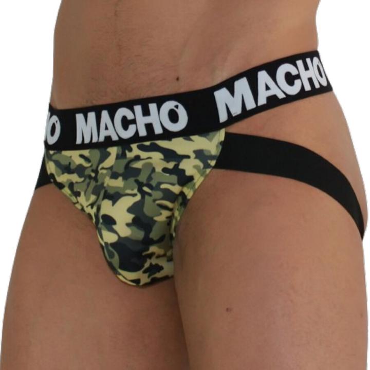 Actual product image Macho Underwear Macho - Mx28mv Jock Military Green S (S)