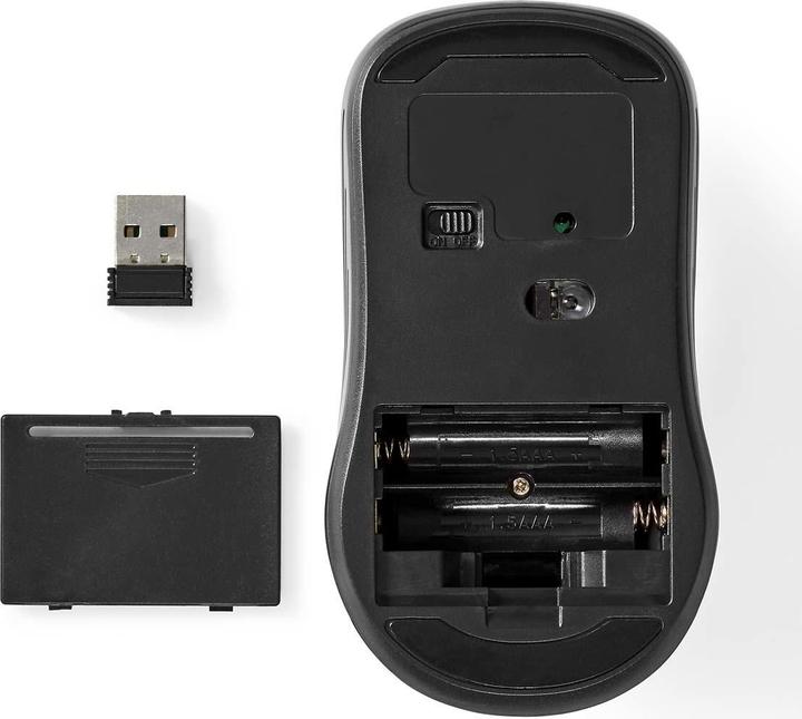 Produktbild Nedis Mouse Drahtlos 800 / 1200 / 1600 DPI Einstellbar DPI Anzahl Knöpfe: 4 Beidhändig (Kabellos)