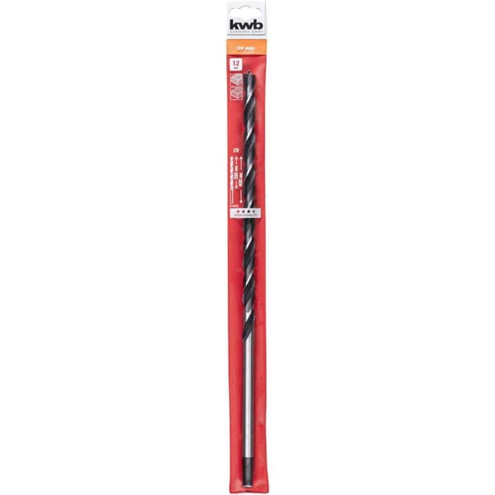 kwb, Bohrereinsatz, 512812 Holz-Spiralbohrer 12 mm Gesamtlänge 400 mm 1 St. (12 Millimeter)
