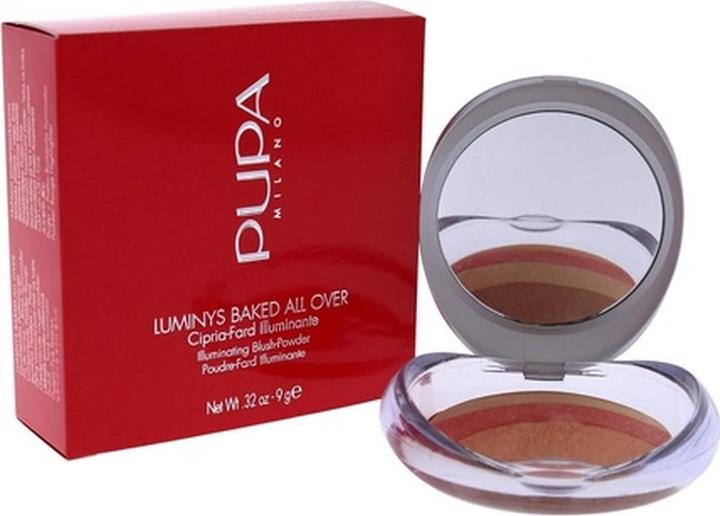 Produktbild Pupa Milano Pupa - Luminys Baked All Over Illuminatingush-Powder Pudding For Face And Body 06 9G (06 Coral Stripes)