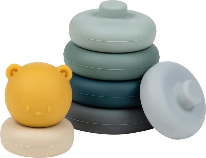 Actual product image Nattou SILICONE stacking tower