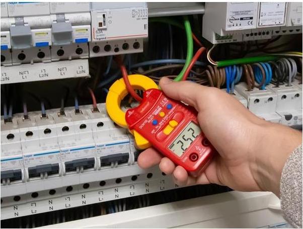 Productafbeelding Velleman Digitale Mini Stroomtang - Cat Iii - 600 V - Ac - Met Data Hold Functie (CAT III 600V)