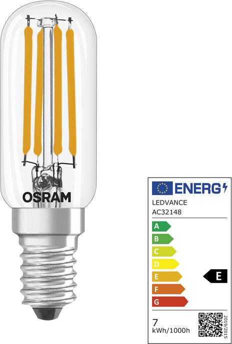 Energie-Label Osram Led Special T26 (E14, 730 lm, 1 x)