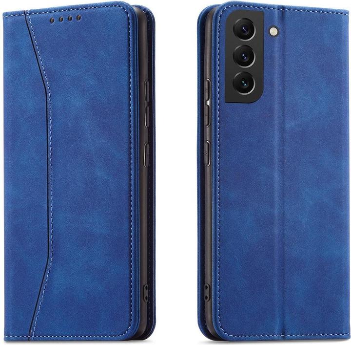 Actual product image Hurtel Magnet Fancy Case for Samsung Galaxy S23 Ultra Cover with Flip Wallet Stand Blue (Samsung Galaxy S23 Ultra)