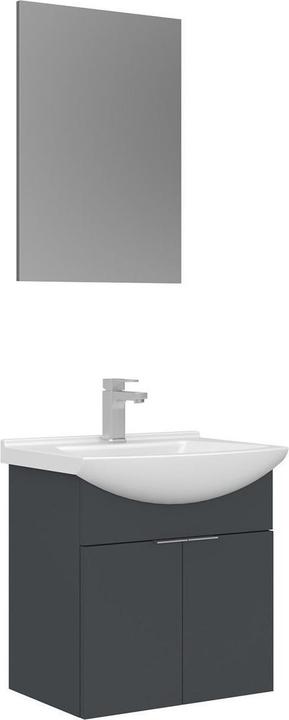 Produktbild Homitis Purus 55 Bathroom Cabinet With Sink & Mirror Set (2 Pieces)