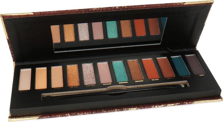 Actual product image W7 Howdy Eyeshadow Palette 12 Warm Neutral Colours Flawless Long-Lasting Makeup