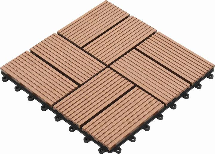 Produktbild vidaXL Terrassenfliese (11x, 30 x 30 cm)
