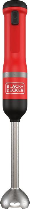 Actual product image Black & Decker Hand Blender Kitchen Wand Red, 2-piece