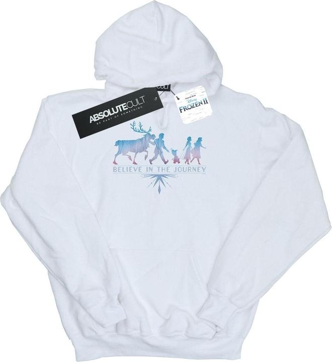 Immagine prodotto Disney Frozen 2 Believe In The Journey Silhouette Felpa con Cappuccio Uomo (4XL)