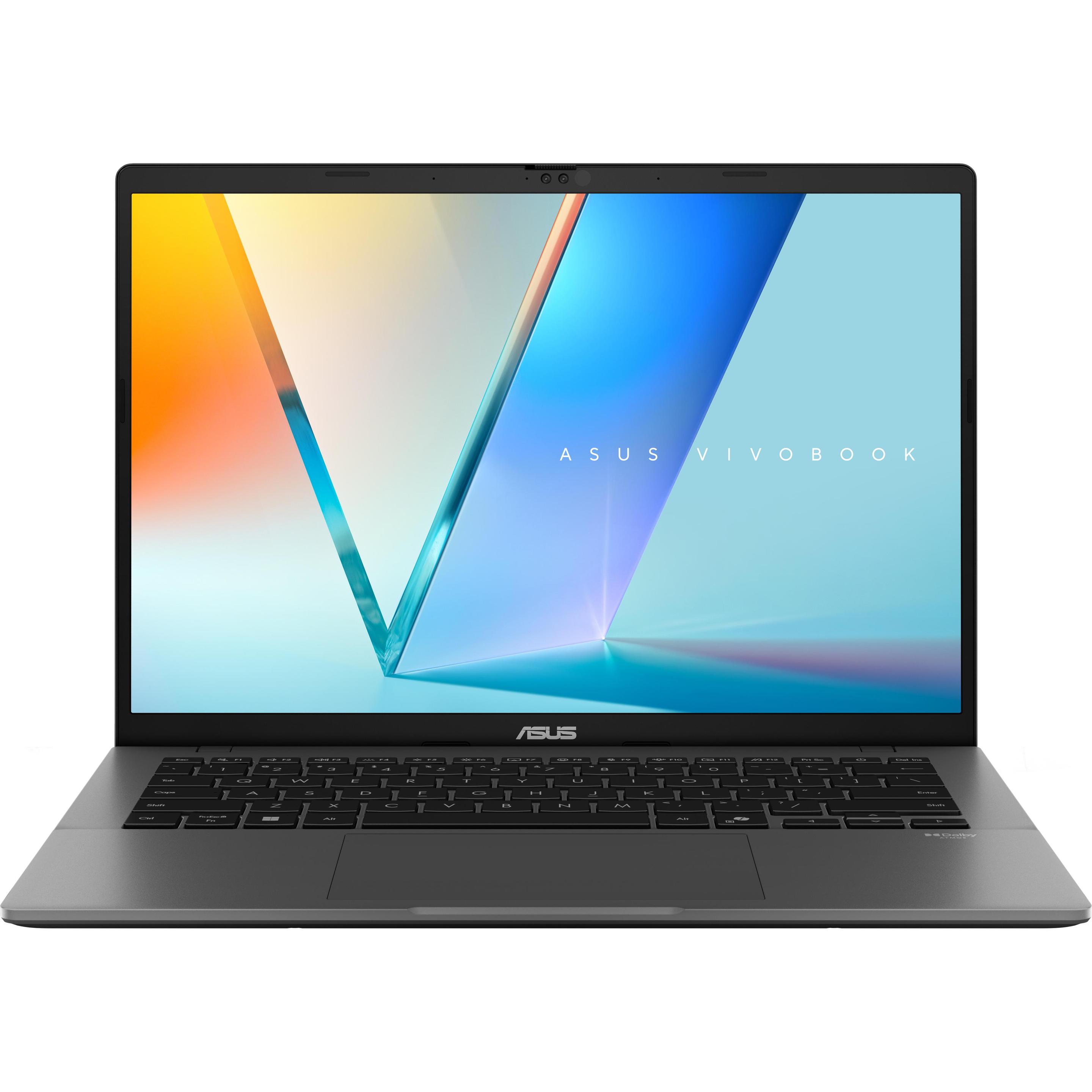 ASUS Vivobook S14 (14", 512 GB, 16 GB, Eng. Int.), Notebook, Grau