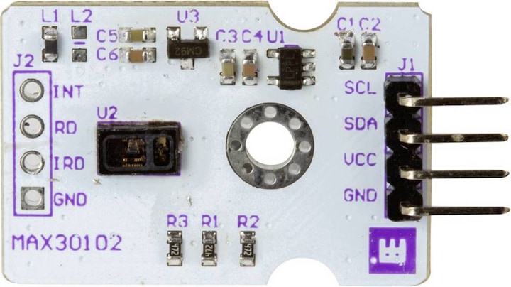 Immagine prodotto Whadda Sensore di frequenza cardiaca e ossigeno Max30102