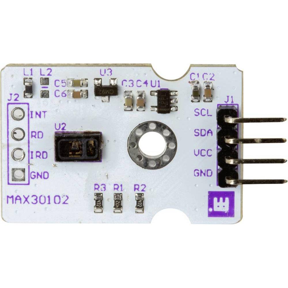 Thumbnail - Whadda Max30102 Herzfrequenz und Sauerstoffsensor, Entwicklungsboard + Kit