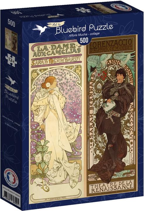 Immagine prodotto Bluebird Puzzle 500 pezzi Alfons Mucha - Collage (500 pezzi)