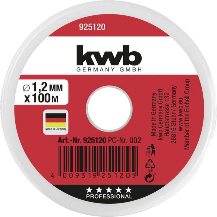 Actual product image kwb Mason's Cord 1.2 mm (100 m)