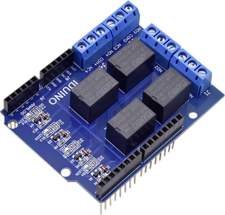Actual product image Iduino 4-Channel Relay Driver Board