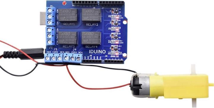 Actual product image Iduino 4-Channel Relay Driver Board