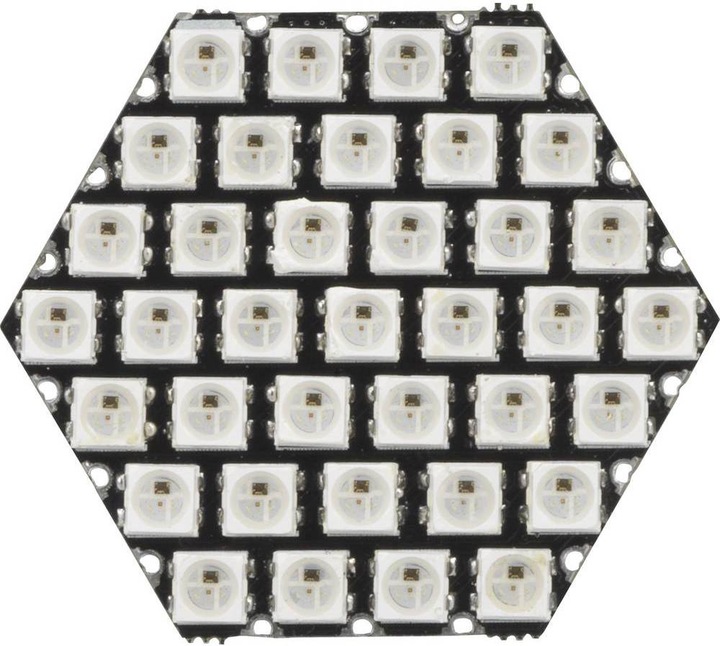 Actual product image M5Stack hexagonal neopixel LED board