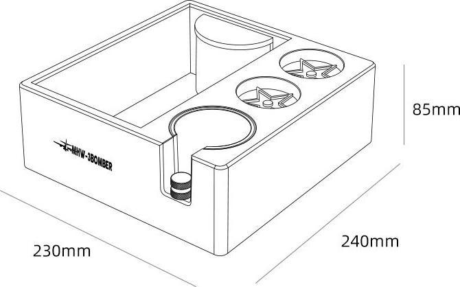Immagine prodotto MHW 3Bomber ABS Multifunktionale Knock Box